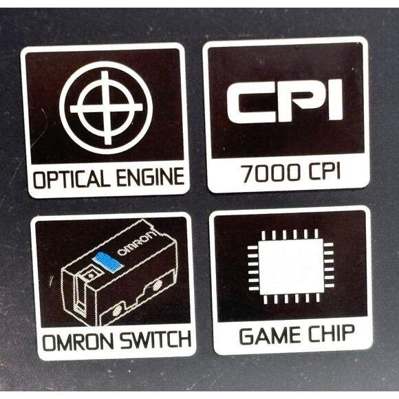 Klim AIM RGB Backlight Gaming Mouse B06XH2381Y Macro Programmable Wired Mac/PC - Picture 12 of 12